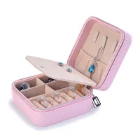 PU Leather Jewelry Box Storage Box Ring Display Case Portable Jewelry Organizer for Necklaces
PU Leather Jewelry Box Storage Box Ring Display Case Portable Jewelry Organizer for Necklaces
