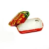 70*40*14MM lovely small sliding top lid metal mint chewing gum / lip stick case with plastic layer