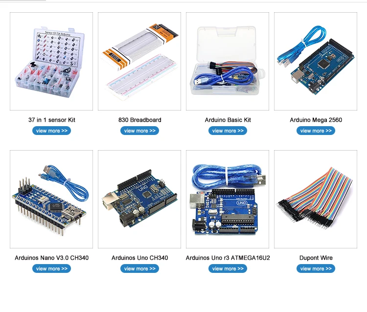 Arduinos Mega 2560 R3 Raspberry Pi Joystick Module Electronic 37 In 1 Sensor Module Kit 