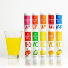 Vc Effervescent Tablet OEM Brand Immune Support Vitamin C Tablets with Pineapple Flavor 4g/Tablet in Tubes
