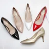 Chinese women 5 inch high pumps mid heel shoes for women
