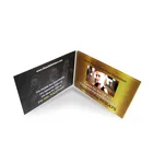 5 inch lcd video greeting card for business and holiday