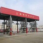 Crude Oil railcar top loading system for tank farm