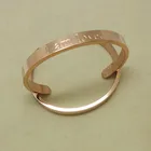 motivational engraved cuff bracelets wholesale inspirational mantra stacking bangles quotes