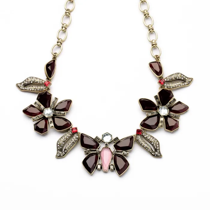 xl01255 Vintage Bronze Statement Necklace Chunky Resin Amaranth Necklace Jewelry For Women
xl01255 Vintage Bronze Statement Necklace Chunky Resin Amaranth Necklace Jewelry For Women