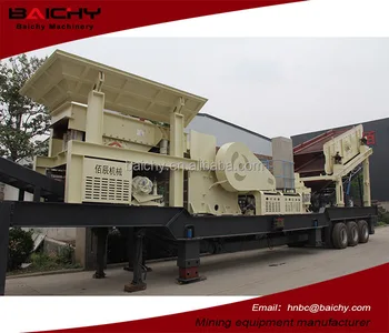 Best Choice for Portable Basalt Crusher Plant,Mobile Jaw Crusher Plant with Hopper,Conveyor,Vibrating Screen