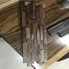 Wholesale New Style Decorative 3D Effect Wooden Wall Panel for interior decoration 1200*200mm walnut
