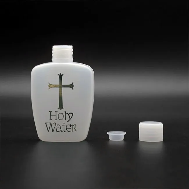 christmas gift screw cap type 80ml plastic holy water bottles