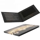 Laser Cutting 7 Inch Wedding Greeting Invitation LCD Screen Video Business Card