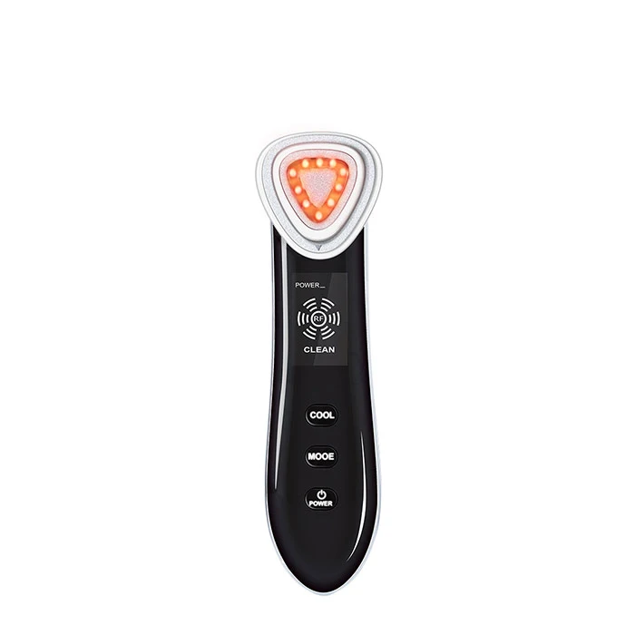 Multifunction skin cleansing RF skin tighten led facial rejuvenation beauty device, White+black
Multifunction skin cleansing RF skin tighten led facial rejuvenation beauty device, White+black