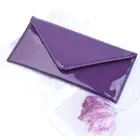 Fashion Wholesale Women Gloss PU Leather Envelope Clutch bag