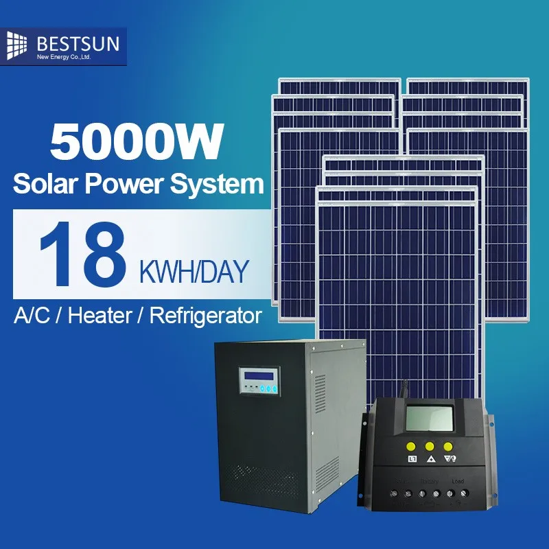 Solar Energy Storage Battery 5kw 6kw 10kw Home Solar Power 