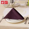 Durable Optional Cotton Dyed Single Design Woven Table Napkins With Custom Printed Pattern