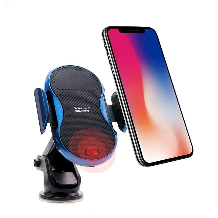 High quality 360 degree rotating air vent car mount holder QI standard C8 Infrared automatic fast wireless car charger, Black
High quality 360 degree rotating air vent car mount holder QI standard C8 Infrared automatic fast wireless car charger, Black