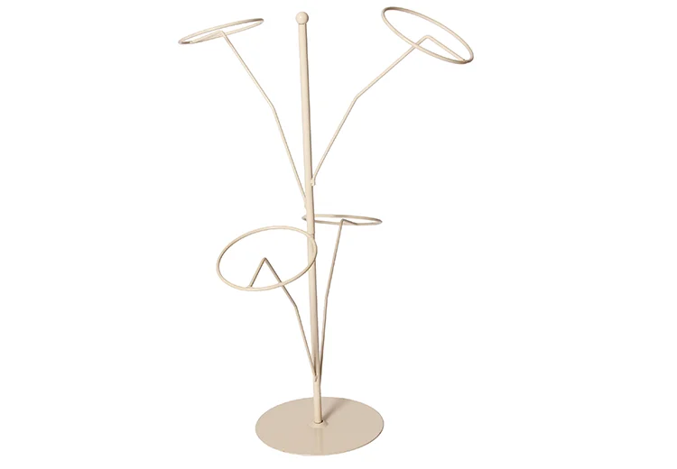 Antique Style Wire Hat Rack / Fitted floor hat cap shelf / Light Weight