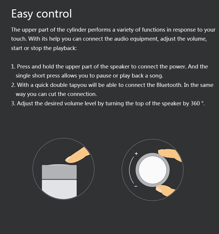 High Quality Sound Original Xiaomi Mi Speaker 2 Bluetooth 4.1 Support Hands Free - ANKUX.COM