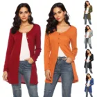 T-shirt Spring Women's Irregular High Slit Cardigan Sexy T-shirt Jacket Cardigan