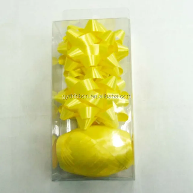 star ribbon bows and packing ribbon egg for gift wrapping and