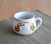 16oz ceramic soup mug,stoneware soup mug with decal,ceramic soup mugs with handle