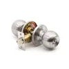 ss steel brass cylinder entry round knob door lock for home usage