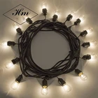 Metal Ball Christmas Lights New Year Wedding Romantic 3D Christmas Decoration LED String Fairy Light
