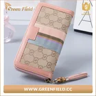 Nice Design Color Printing Canvas Zipper Long Wallet Women
