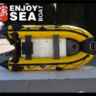 SALE !CE certification and PVC hull material inflatable water sport fishing boat made by hand