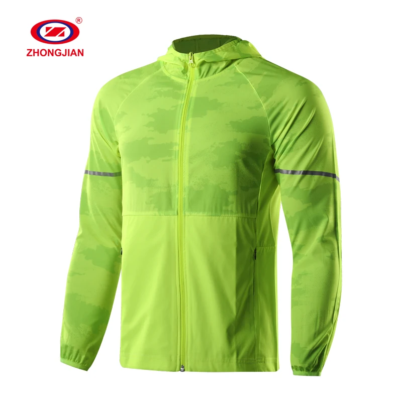 unisex elastic windproof reflective running hoodie sport jacket, Green,gray,red
unisex elastic windproof reflective running hoodie sport jacket, Green,gray,red