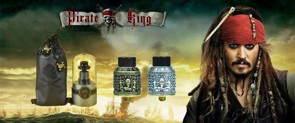 authentic pirate king rta vaporizer rda rba vape
