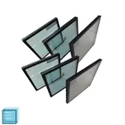 Large Glass Windows Insulated glass for aluminum colored window and flat panel garage doors