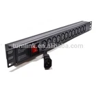 Power Distribution Unit 12 Way Horizontal 19" IEC C13 PDU to C14 Plug