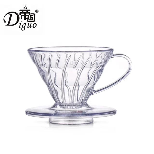 2021 Popular Diguo 1 - 2 Cup Size Portable Clear Food Grade Plastic V60 Coffee Filter Cup Dripper Holder With Handle
2021 Popular Diguo 1 - 2 Cup Size Portable Clear Food Grade Plastic V60 Coffee Filter Cup Dripper Holder With Handle