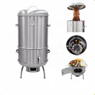 garden portable outdoor barbecue camping charcoal bbq smoker grill