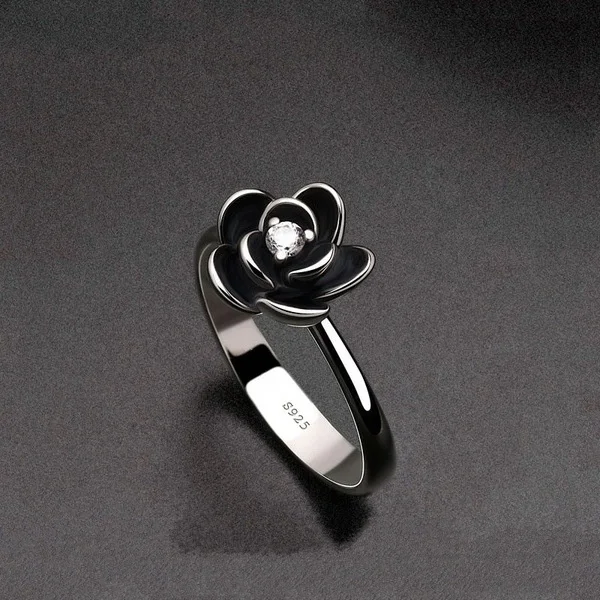 Creative Rose Flower 925 Silver Rings for Women Jewelry Gift CZ Zircon Wedding Engagement Ring Accessory High Quality
Creative Rose Flower 925 Silver Rings for Women Jewelry Gift CZ Zircon Wedding Engagement Ring Accessory High Quality