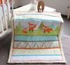 oem 3d 100 cotton print fox baby crib bedding set from china supplier