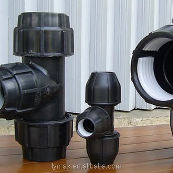 HDPE Poly Pipe Irrigation Top Grade HDPE Pipe Fitting Used for