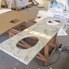white granite silk stone home bar counters kitchen countertops price, hotel bathroom vanity top prefab