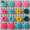 HYD Recycled Round Shape Snap Plastic Button Maker For Bag Four Part POM material Plastic Prongs Rose Snap Button