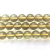 A Grade Natural Lemon Quartz Gorgeous Semi-precious Gemstone Round Beads 4/6/8/10/12mm Wholesale