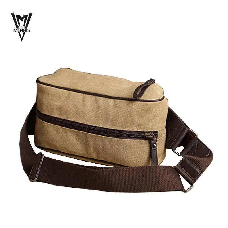 Fashion Men Messenger Bags Casual Outdoor Travel Hiking Sport waist packs Chest Canvas Male Small Retro Military Shoulder Bag