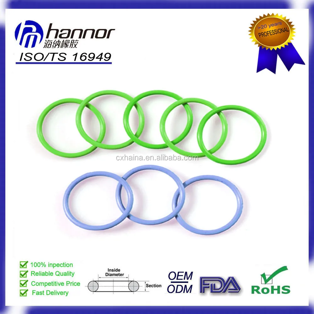 NBR 70 Silicone rubber 5mm o-ring rubber supplier in china