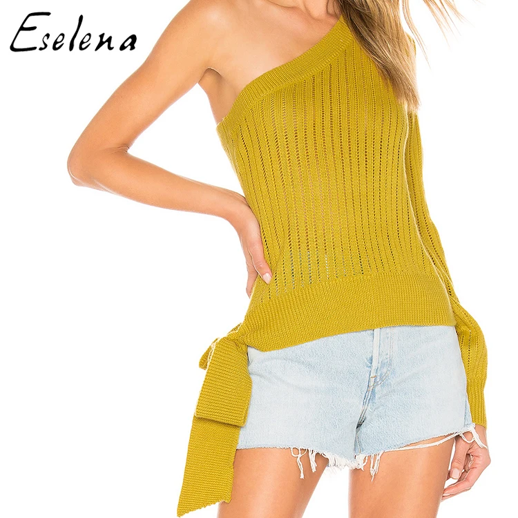 Garment factory wholesale OEM custom fashion women sexy single shoulder long sleeve pullover knitting Inclined shoulder sweater
Garment factory wholesale OEM custom fashion women sexy single shoulder long sleeve pullover knitting Inclined shoulder sweater