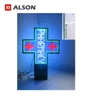 Outdoor LED Pharmacy Cross Display P10 Led Cross For Crossroad
