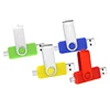 Customized Logo Private Label Plastic Case Swivel Twister Rotated 2 In 1 Otg Dual Funny Japanese Pen Drive