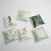 Wholesale Green Color Hot Stamping Bronzing Custom Printing Cushions Gold Foil Printed Pillows