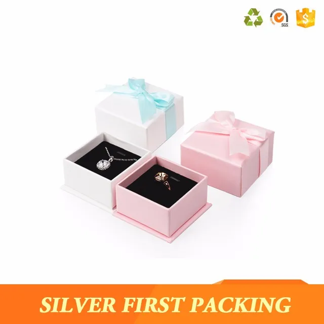 wholesale ring earring necklace packaging gift box with fo