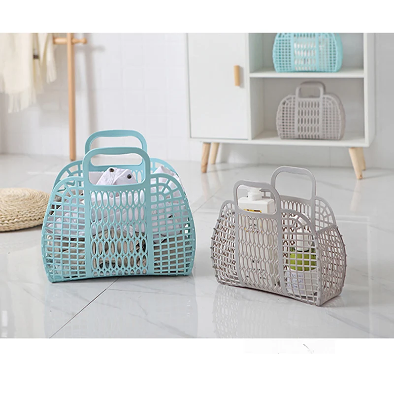 wholesale Convenient shopping new Fashion handbasket perforated plastic baskets for food, Blue grey ,pink
wholesale Convenient shopping new Fashion handbasket perforated plastic baskets for food, Blue grey ,pink