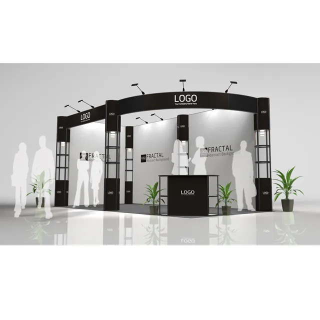 3*6m fashion exhibition portable booth display for trade show events