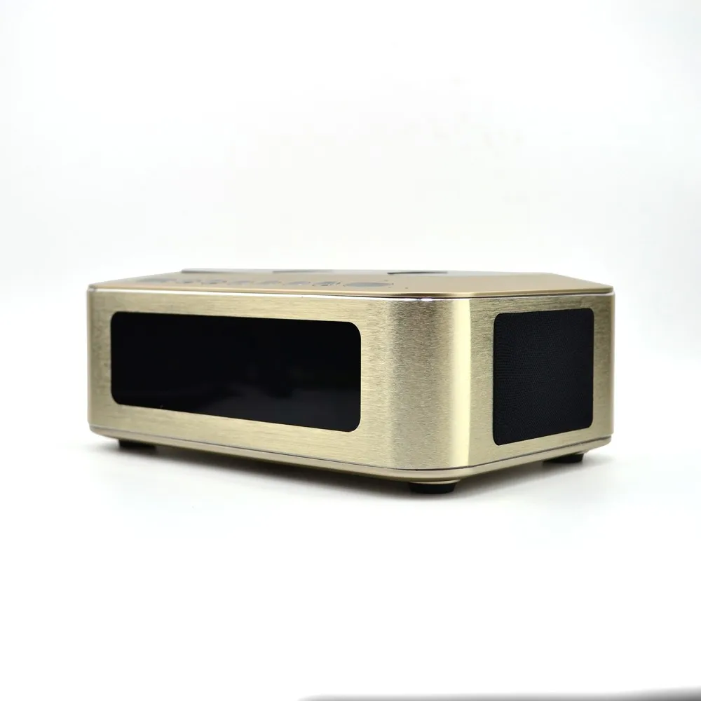 Bluetooth alarm clock radio wireless charger professional audio speaker BTS25 - ANKUX.COM