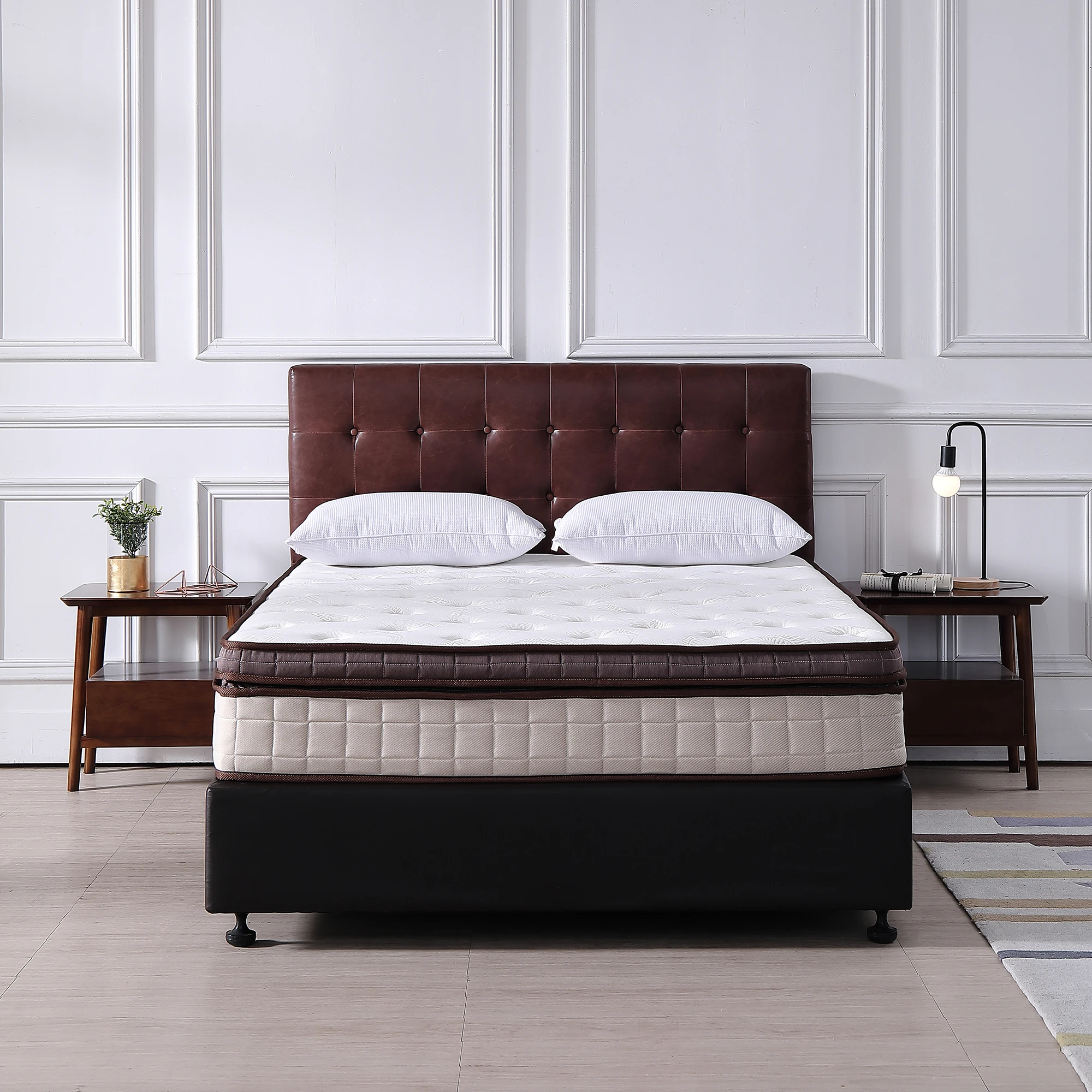 Hybrid Bed With Foam And Pillow T